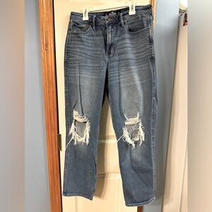 Hollister jeans. Ripped knees. Size 11R